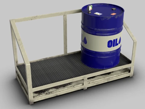 barril de petróleo Modelo 3D