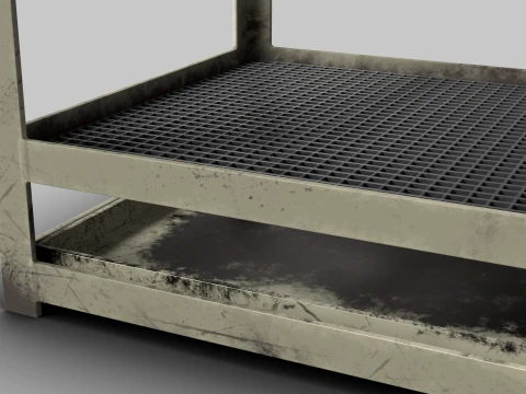 Oil Barrel 3D Model