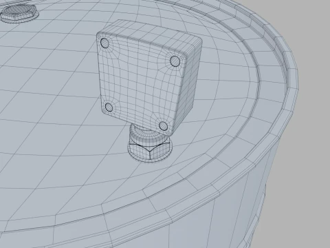 Oil Barrel 3D Model