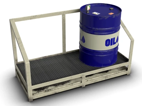 barril de petróleo Modelo 3D