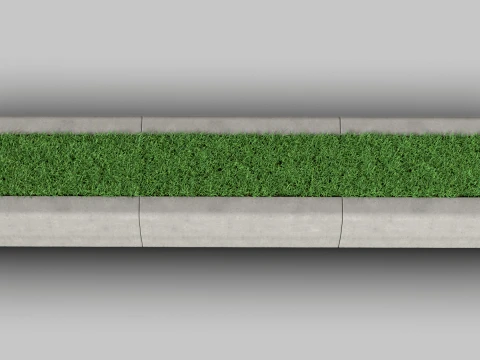 Modular Curbstone 3D Model