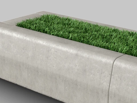 Modular Curbstone 3D Model