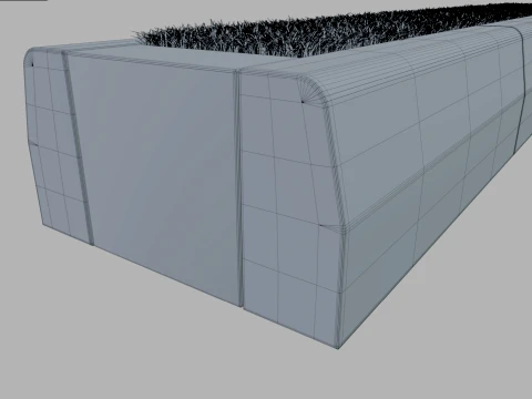 Modular Curbstone 3D Model