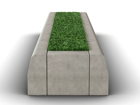 Modular Curbstone 3D Model
