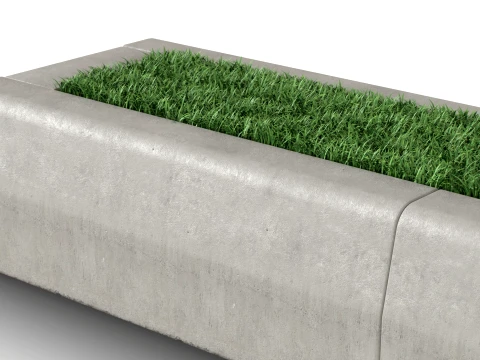 Modular Curbstone 3D Model