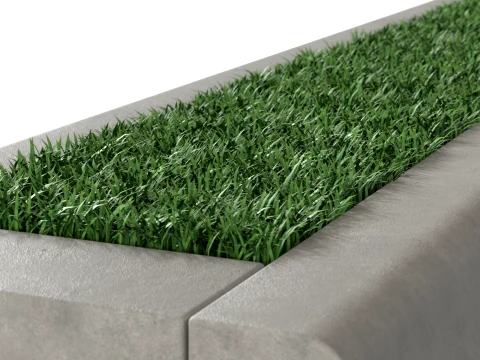 Modular Curbstone 3D Model