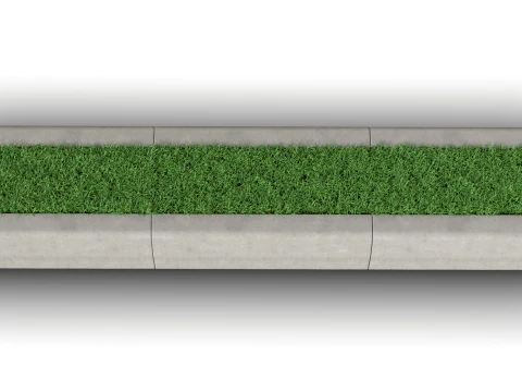 Modular Curbstone 3D Model