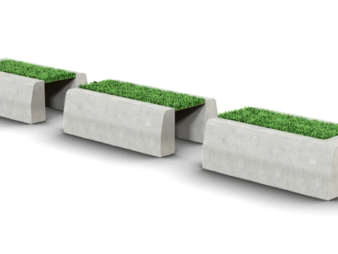 Modular Curbstone 3D Model
