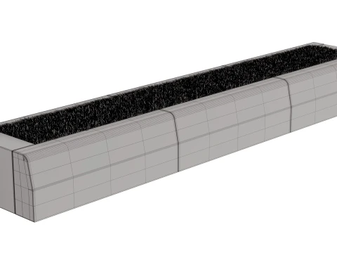 Modular Curbstone 3D Model