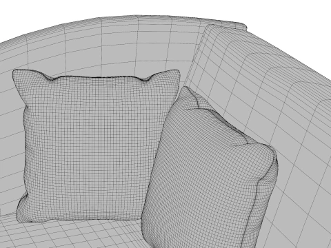 Sof&aacute; Tigre Modelo 3D