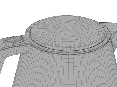 Chaleira El&eacute;trica Modelo 3D
