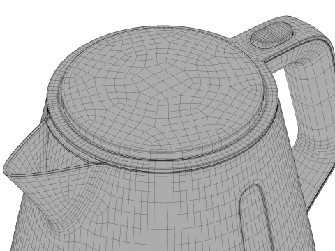 Chaleira El&eacute;trica Modelo 3D