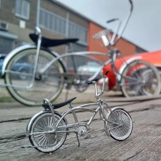 1-24 1-25 lowrider bike bicycle 3D Print Model .c4d .max .obj .3ds .fbx .stl .blend