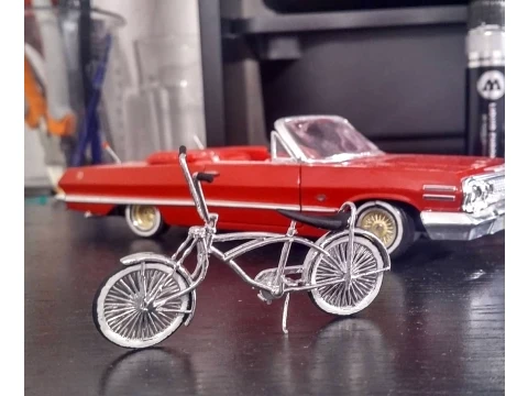 1-24 1-25 lowrider bike bicycle 3D Print Model