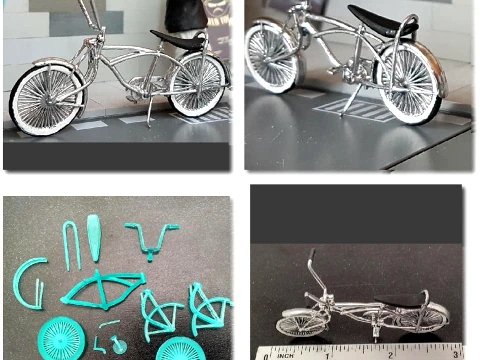 1-24 1-25 lowrider bike bicycle 3D Print Model