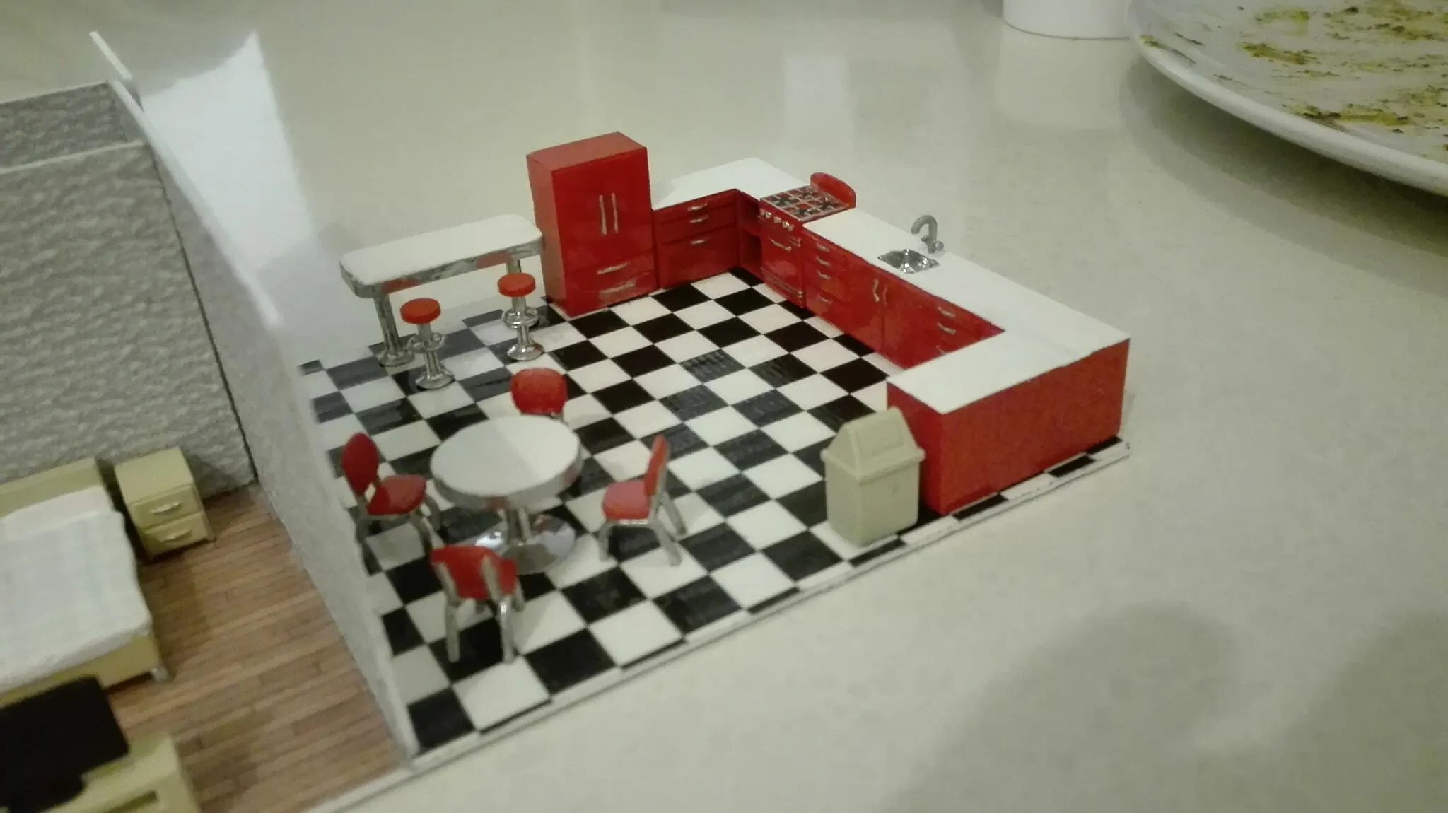 Kitchen diorama furniture accessories 3D Print Model .c4d .max .obj .3ds .fbx .stl .blend 