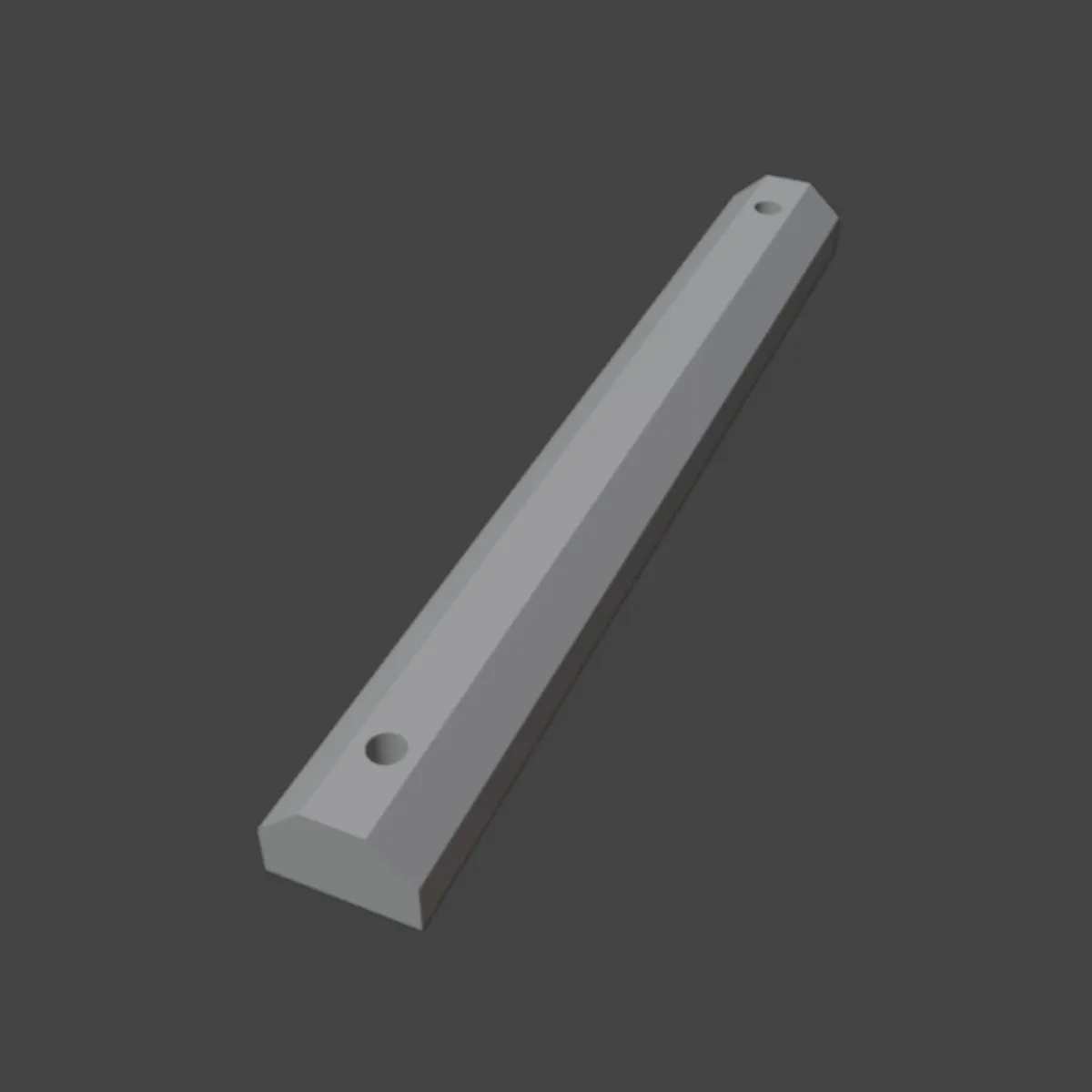 Parking bumper wheel stop 3D Print Model .c4d .max .obj .3ds .fbx .stl .blend 