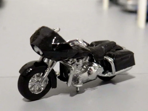 Sepeda motor Harley-Davidson Road Glide Model Cetak 3D