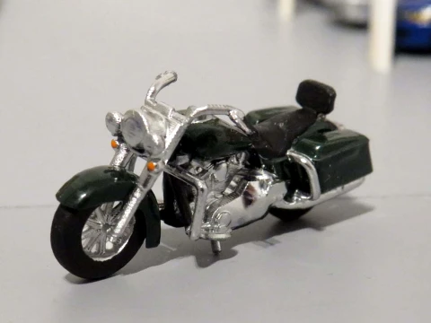 Sepeda motor Harley-Davidson Road King Model Cetak 3D