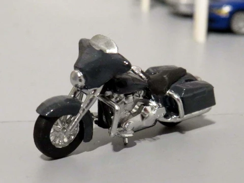 Sepeda motor Harley-Davidson Street Glide Model Cetak 3D
