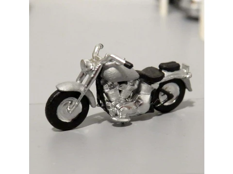 Sepeda motor Harley-Davidson Fat Boy Model Cetak 3D