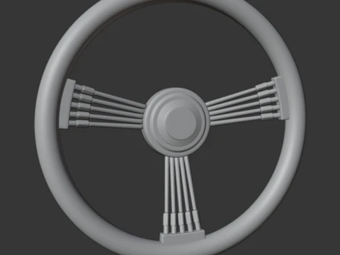 Roda kemudi LA Wire 3 berbicara Model Cetak 3D