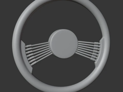 Roda kemudi LA Wire 2 berbicara Model Cetak 3D