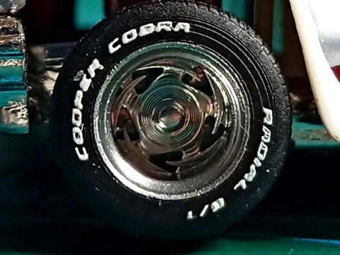 Velg Baby Billet Eagle Alloy dengan ban berhuruf 1-64 Model Cetak 3D