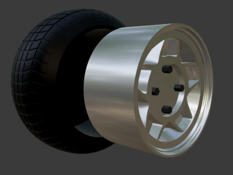 ATS Classic wheels 1-64 3D Print Model