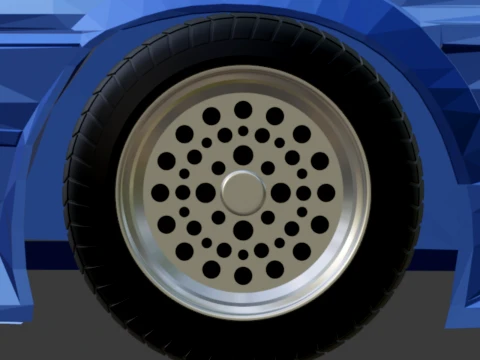 ATS Pepperpot wheels 1-64 3D Print Model