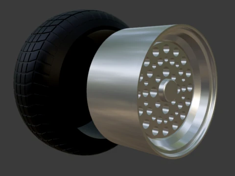 ATS Pepperpot wheels 1-64 3D Print Model