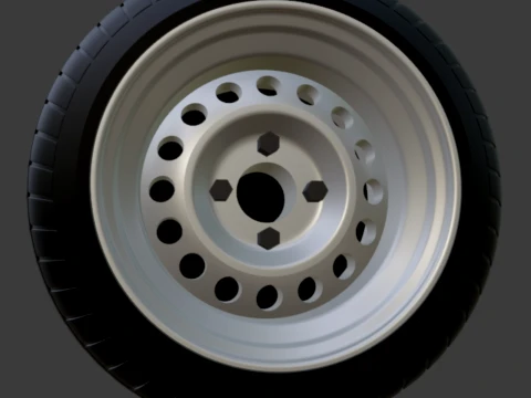 Roda baja berpita 1-64 Model Cetak 3D