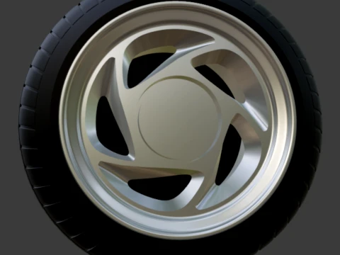 Roda Enkei EK82 1-64 JDM Model Cetak 3D