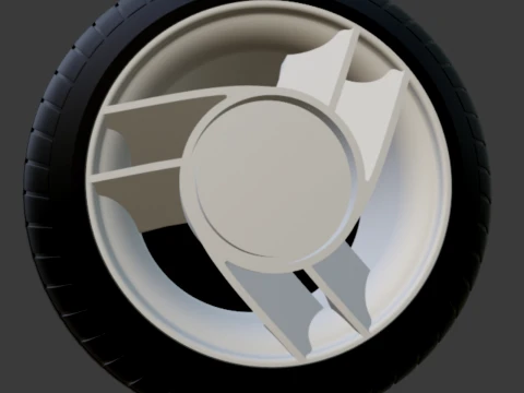 Roda Enkei EK84 1-64 JDM Model Cetak 3D