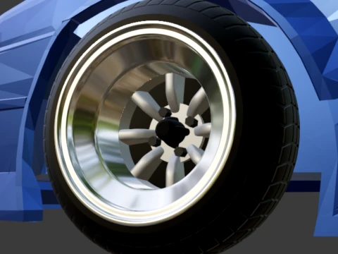 Watanabe tekerlekler 1-64 JDM 3D Baskı Modeli