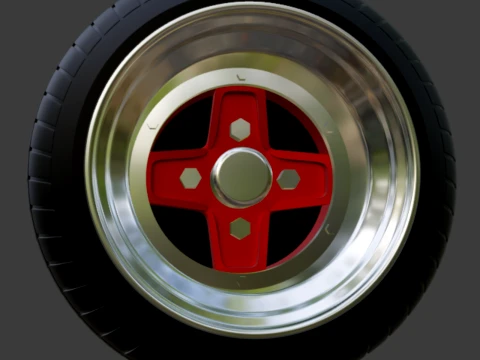 SSR Speed Star mk2 wheels 1-64 JDM 3D Print Model