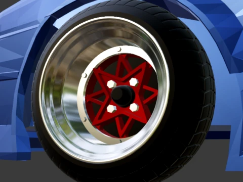 SSR Starshark wheels 1-64 JDM 3D Print Model