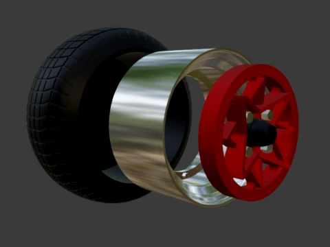 SSR Starshark wheels 1-64 JDM 3D Print Model