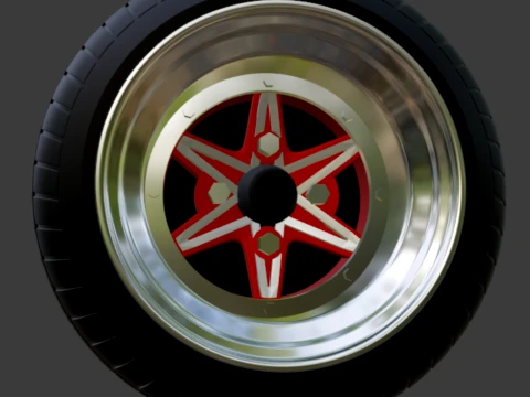 Cerchi SSR Star Formula 1-64 JDM Modello di stampa 3D