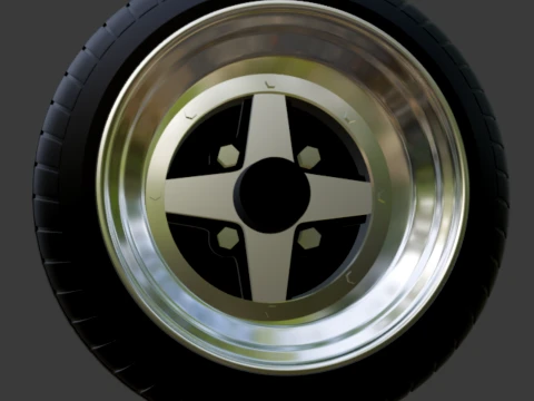 Work Equip 01 roues 1-64 JDM Modèles 3D en vedette