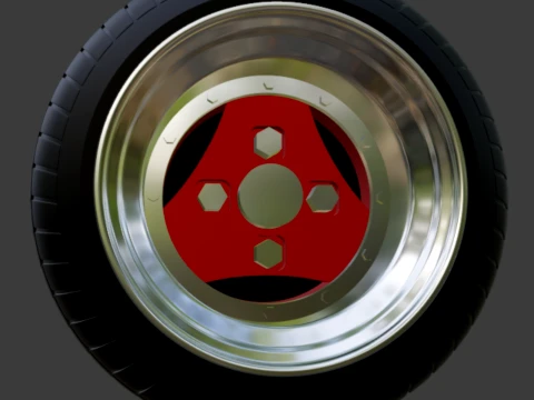 Ruedas Advan A3A 1-64 JDM Modelo de impresión 3D