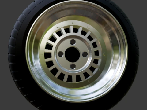 Rodas Enkei Focus Racing 1-64 JDM Modelo de Impressão 3D