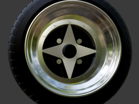 SSR Super Star SS-01 rodas 1-64 JDM Modelo de Impressão 3D