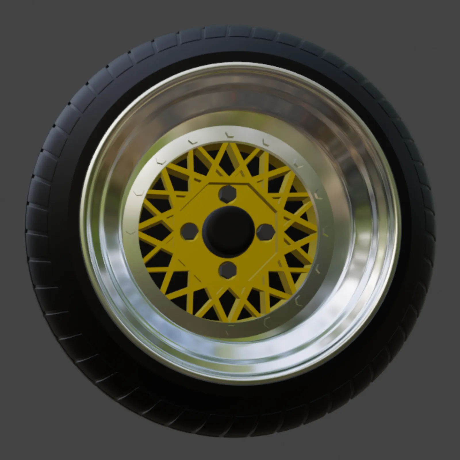 レイズ ボルク メッシュホイール 1-64 JDM 3Dプリントモデル .c4d .max .obj .3ds .fbx .stl .blend 