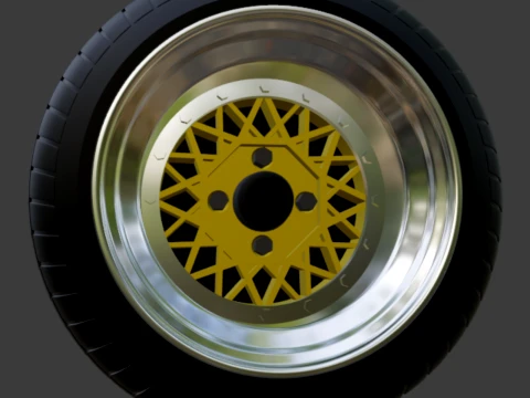 Ruote Rays Volk Mesh 1-64 JDM Modello di stampa 3D