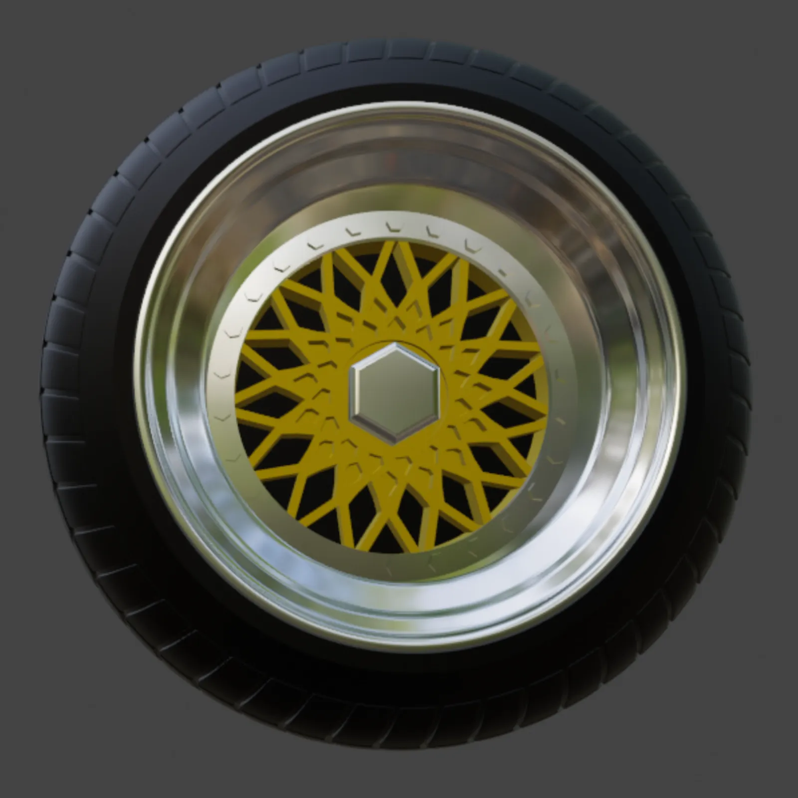 BBS RS Klasik tekerlekler 1-64 3D Baskı Modeli .c4d .max .obj .3ds .fbx .stl .blend 