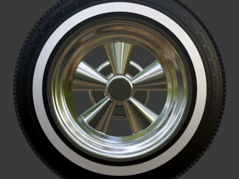 1-64 lowrider wheels Cragar SS 3D Print Model