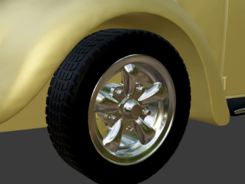 EMPI 5スポークホイール 1-64 3Dプリントモデル