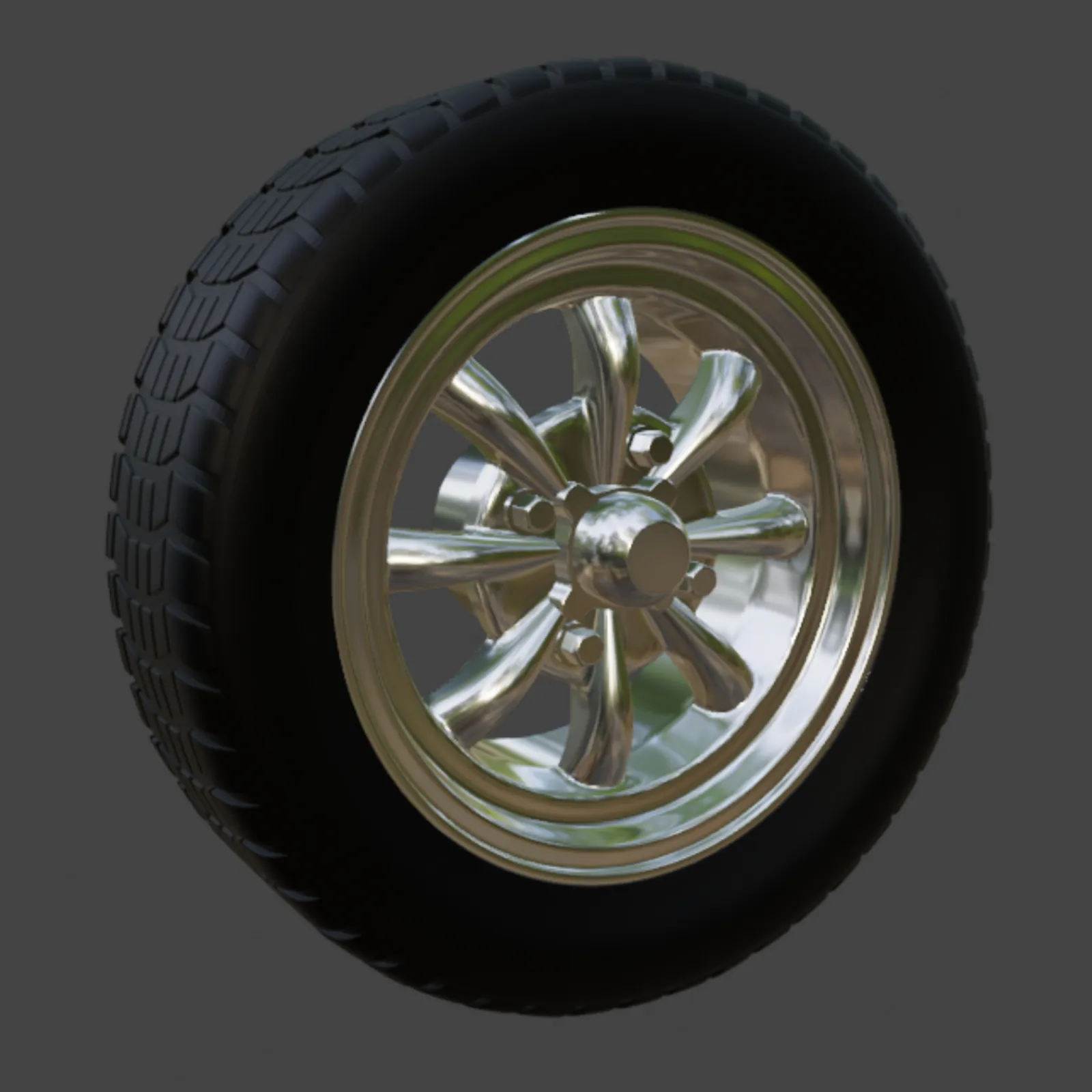 EMPI 8スポークホイール 1-64 3Dプリントモデル .c4d .max .obj .3ds .fbx .stl .blend 