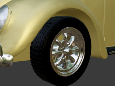 EMPI 8スポークホイール 1-64 3Dプリントモデル